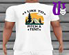 Couples Camp Tee M white