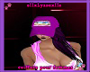 purple KIUI cozy cap