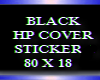 BLACK PLAIN BAR COVER 5