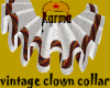 vintage clown collar