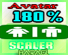 180 % Avatar Resize