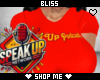 Speak up Red Tee