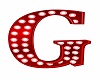 Red Sign Letter G