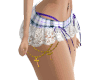 Purple Plaid Cross Skirt