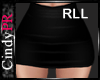 RLL Sexy Mini Black Skir