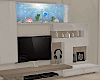 Modern TV Set w Aquarium