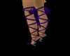 hot tie up  purple boots