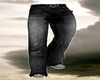 weathered blk denim