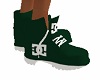 green/white Dc boots