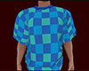 Teal Plaid Tee PJ Top M