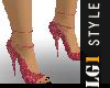 LG1 Fuschia Color Heels