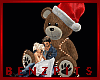 CHRISTMAS BEAR KISS