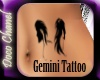 Gemini AS Belly Tattoo