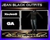 JEAN BLACK OUTFITS