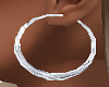 Animated Silver Hoops
