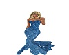 blue glitter gown
