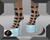 Black/White heels