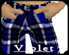 (V) EA plaid pants1 M