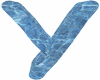 Letter Y Animated Water