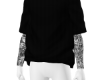 .M. Black Tuckin T-Shirt