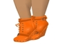 PVC Starry Boots Orange