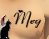 Meg chest tattoo