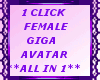 :C: 1click female giga 