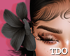 Black ! Hair Flower