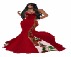 olivia red rose gown