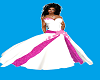 Weddingdress White-Pink