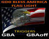 GOD BLESS  AMERICA FLAG
