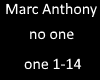 Marc Anthony no one