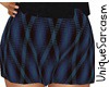 |Unique| PlaidBlue Skirt
