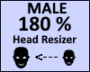 Head Scaler 180% Male