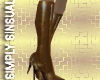 Old Gold Stiletto Boots