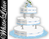 WL~LtBlue Wedding Cake