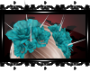 RR†Teal.Spiked Roses