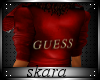 sk:Guess Top+JacketRed