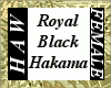 Royal Black Hakama - F