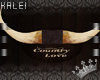 ♔K CL Bull Horns Sign