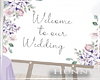H. Lilac Welcome Wedding
