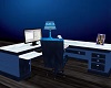 Office Desk blue