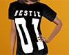Bestie 01 Shirt Black (F)