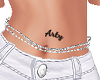 Arty belly tat