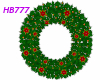 HB777 Poinsettia Wreath