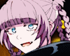 Nazuna lilac lashes head