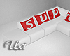 Modern White Couch