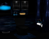 Blue/Black Toilet