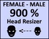Head Scaler 900%