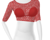 Red Lace Top